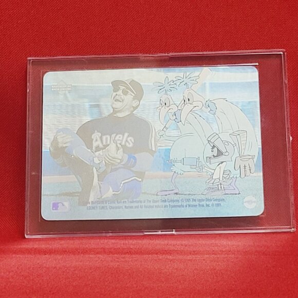 Comic Ball Card Looney Tunes Reggie Jackson Marvin The Martian Hologram Card - Picture 4 of 10